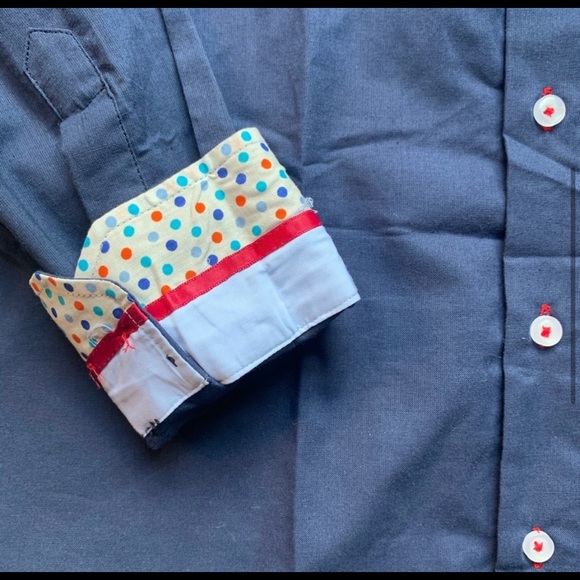 Blanc Button Down Dress Shirt - Picture 4 of 5